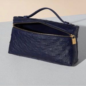 Loro Piana Ostrich Leather L19 Pouch